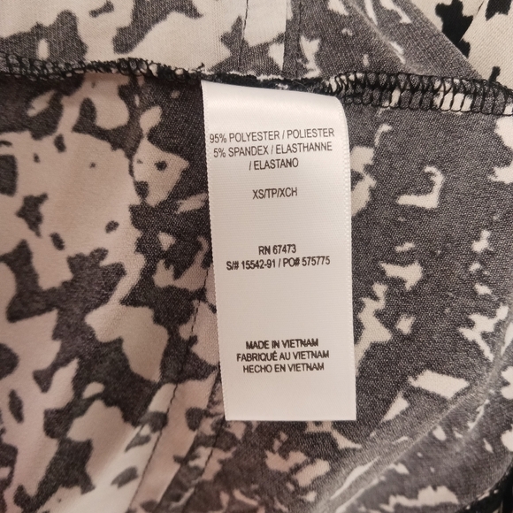 Taylor For A Pea In The Pod Maternity Woman's Black Beige Dress Size XS - Picture 9 of 9